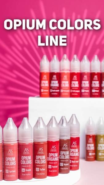 Pigments pour le maquillage permanent lèvres