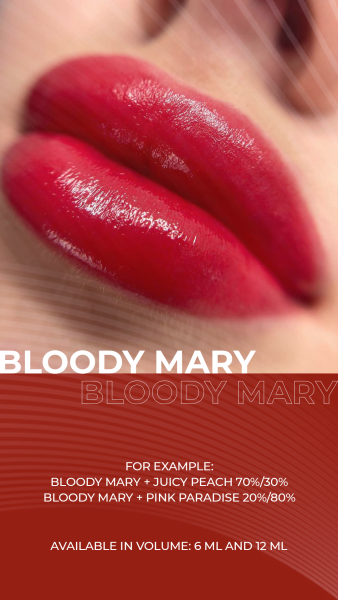 Pigments pour le maquillage permanent lèvres